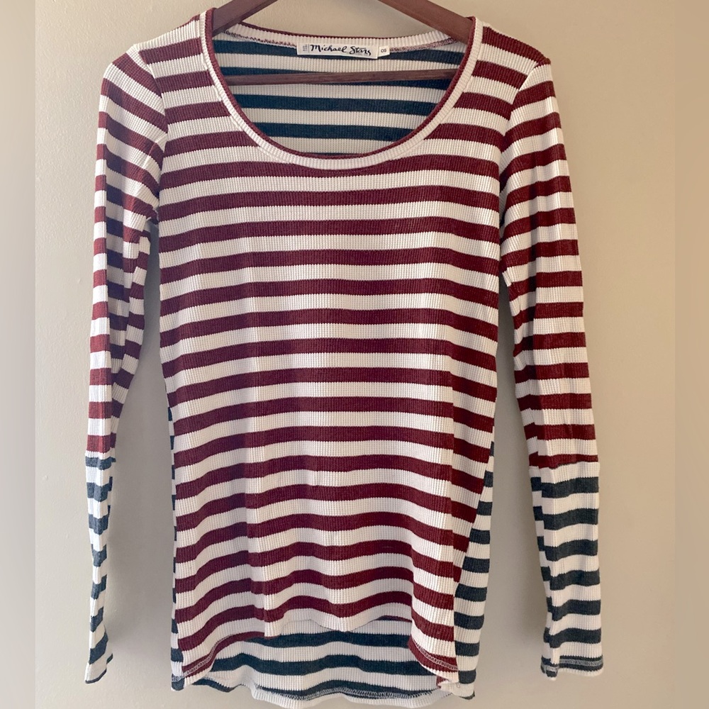 Michael Stars striped thermal